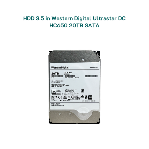 Ổ cứng HDD 3.5in WD Ultrastar DC HC650 20TB
