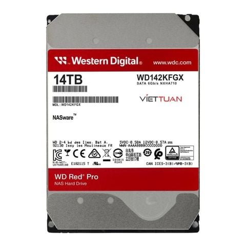Ổ cứng HDD WD Red Pro 14TB WD142KFGX