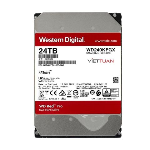 Ổ cứng HDD WD Red Pro 24TB WD241KFGX