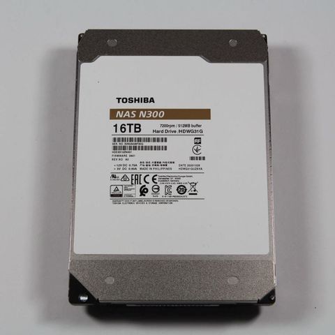 Ổ cứng NAS Toshiba N300 16TB, HDWG31GUZSVA