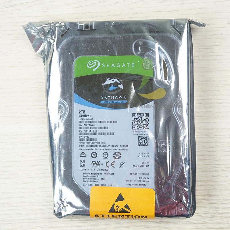 Ổ CỨNG SEAGATE HDD SURVEILLANCE 2TB