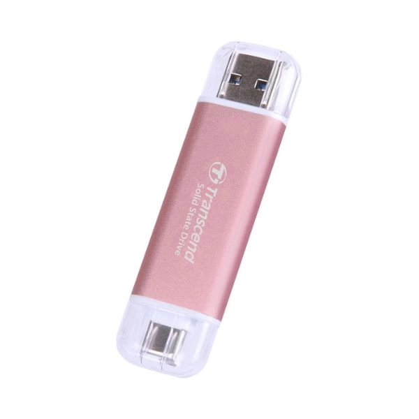 Ảnh minh họa Ổ cứng SSD gắn ngoài Transcend Type C Type A 512GB TS512GESD310P 1