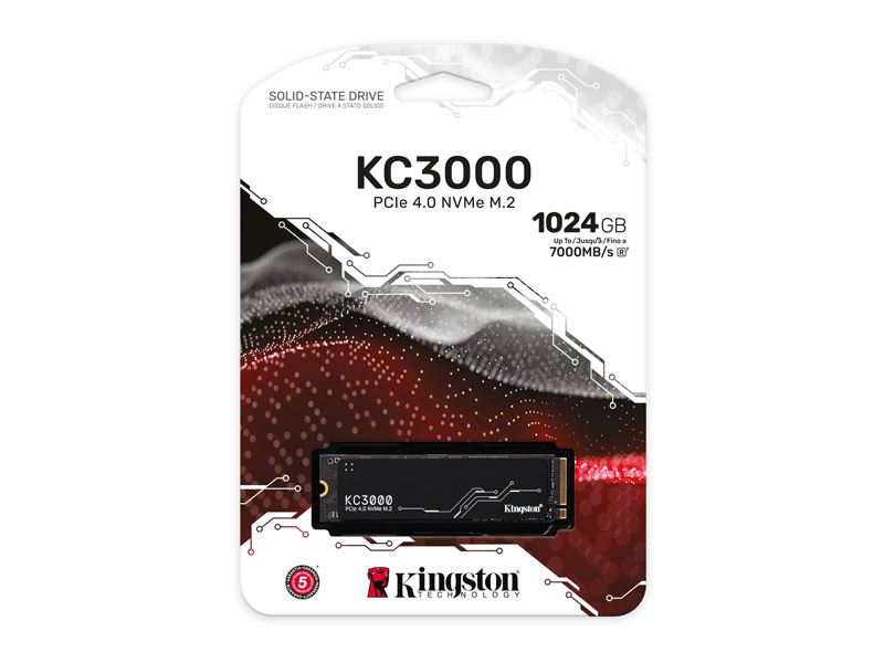 Ảnh minh họa Ổ cứng SSD Kingston KC3000 1024GB PCIe Gen4 M.2 SKC3000S/1024G 2