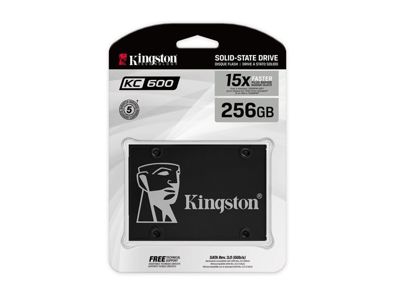 Ảnh minh họa Ổ cứng SSD Kingston KC600 256GB Sata SKC600/256G 2