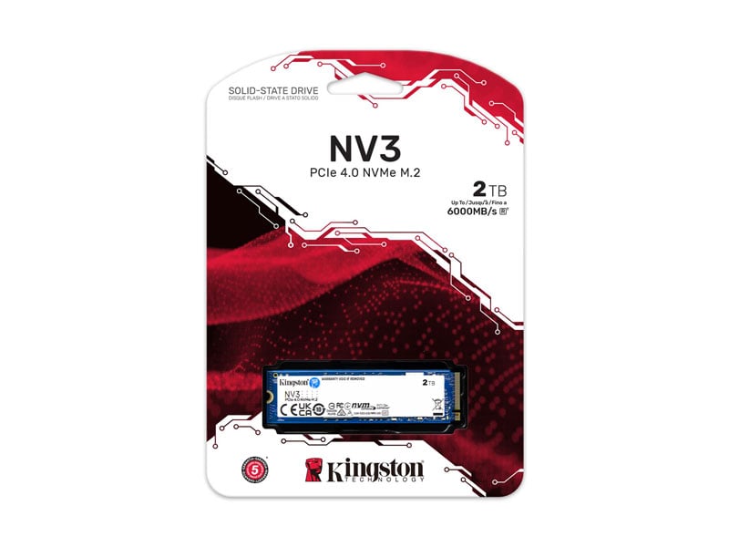 Ảnh minh họa Ổ cứng SSD Kingston NV3 2000GB PCIe Gen4 M.2 SNV3S/2000G 2