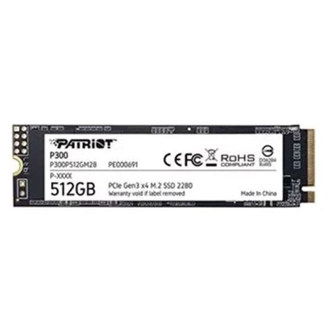Ổ cứng SSD Patriot P300 512GB | PCIe Gen3 x4 NVMe, M.2 2280
