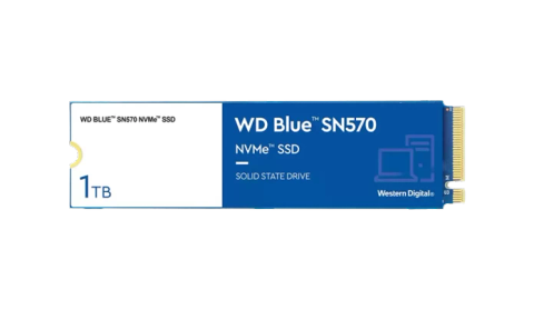 Ổ cứng SSD WD SN570 Blue 1TB M.2 2280 PCIe NVMe 3x4 - Chính hãng
