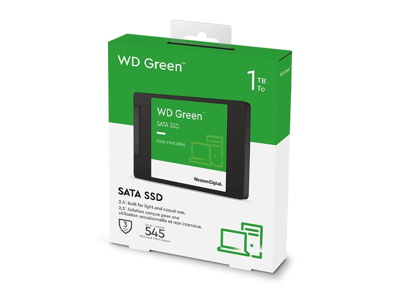 Ảnh minh họa Ổ cứng SSD Western Digital Green 1TB 2.5inch Sata 3 WDS100T3G0A 3