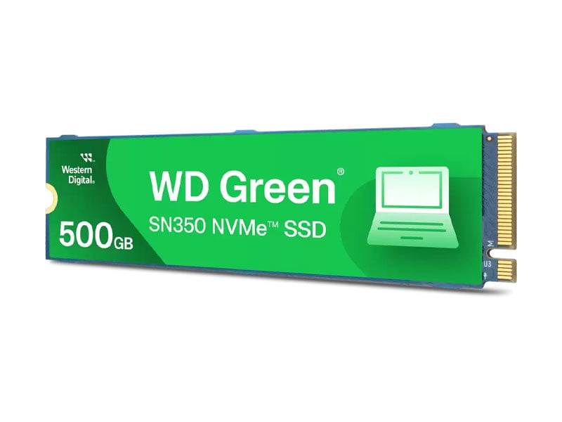 Ảnh minh họa Ổ cứng SSD Western Digital Green SN350 500GB PCIe Gen3x4 WDS500G2G0C 1
