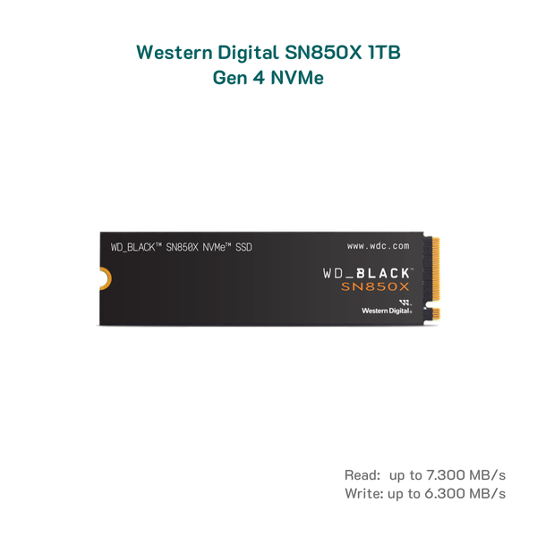 Ổ cứng SSD Western Digital SN850X 1TB M.2 PCIe Gen 4
