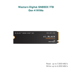  Ổ cứng SSD Western Digital SN850X 1TB M.2 PCIe Gen 4 