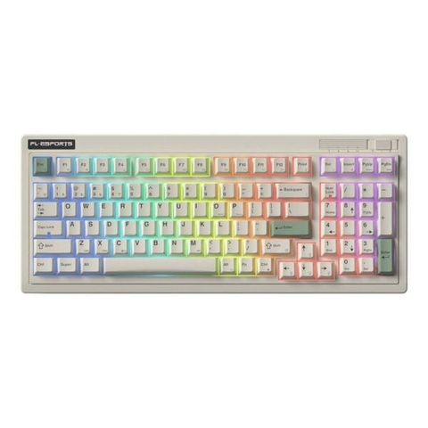 Bàn phím cơ FL-Esports OG98 Classic White 3 Mode