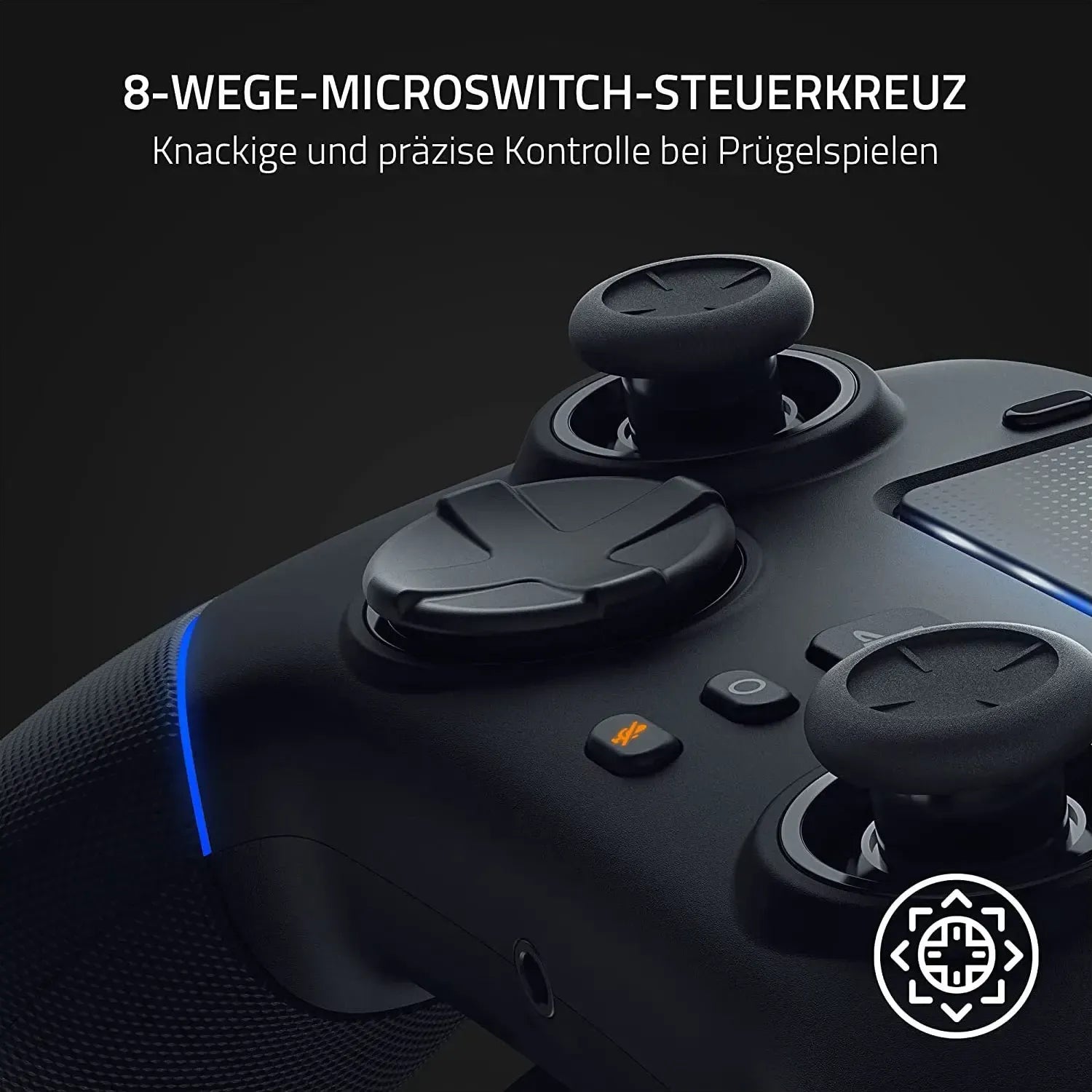Ảnh minh họa Razer Wolverine V2 Pro Tay cầm chơi game chuyên nghiệp không dây cho PlayStation 5 & PC - Đen 1
