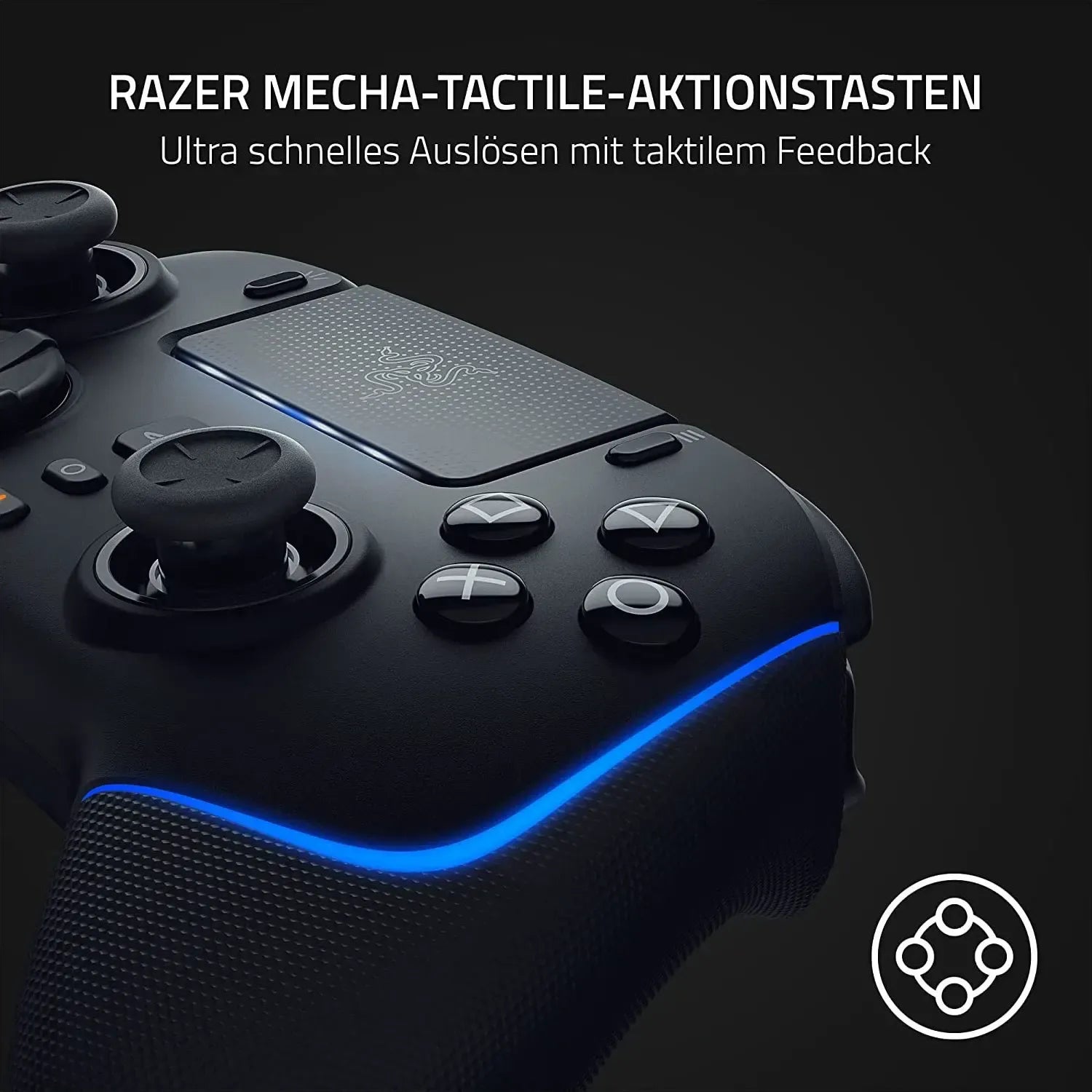Ảnh minh họa Razer Wolverine V2 Pro Tay cầm chơi game chuyên nghiệp không dây cho PlayStation 5 & PC - Đen 2