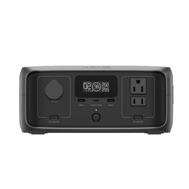 Trạm sạc EcoFlow River 3 UPS, Pin LiFePO4 245Wh, Công suất đầu ra 300W, Chống nước IP54, USB-A, USB-C, EcoFlow App