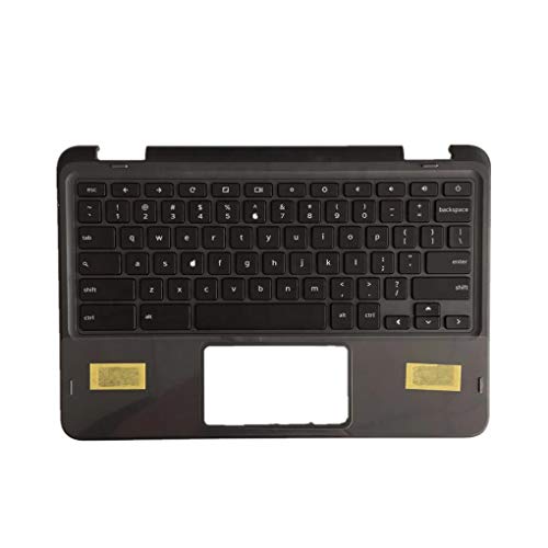 Ảnh minh họa Thay Vỏ Laptop Dell 3100 2in1 Chromebook Laptop Upper Case Palmrest Keyboard Touchpad Assembly Part 034Y6Y 34Y6Y Top Cover Replacement for Zin 1