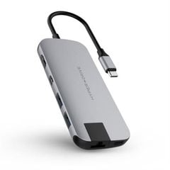  Hub chuyển đổi Type-C 8 in 1 Hyperdrive HD247B-SILVER 