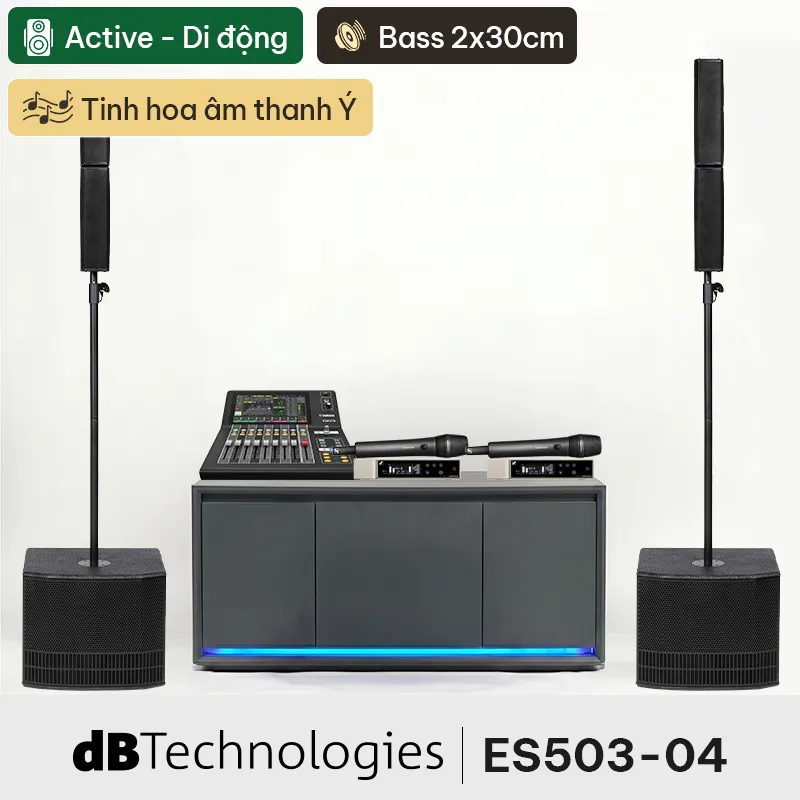 Ảnh minh họa Dàn karaoke dBTechnologies ES503-04 (dBTechnologies ES503, Yamaha DM3 Standard...) 1