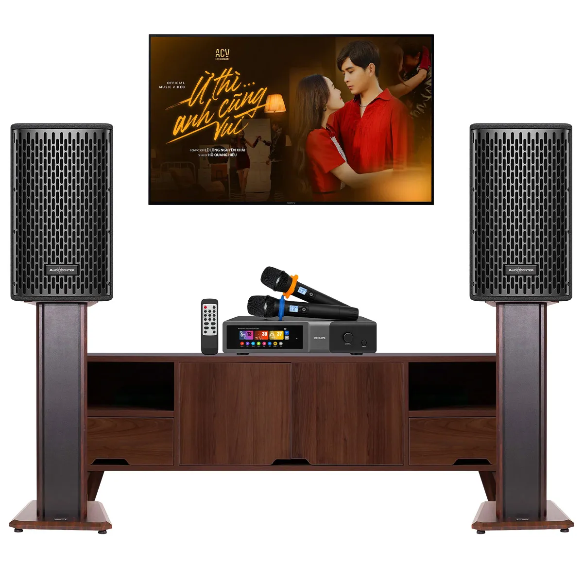 Ảnh minh họa Dàn karaoke gia đình Audiocenter 07 (Audiocenter DS08, Philips CSS2662/70/250W) 2