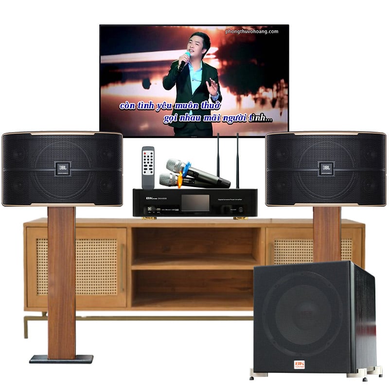 Ảnh minh họa Dàn karaoke JBL cao cấp 11 (JBL Pasion 10, BKSound DKA 6500, Sub BKSound SW512B) 2