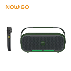  Loa Bluetooth di động hỗ trợ Karaoke NowGo C1 Bluetooth Speaker Green 