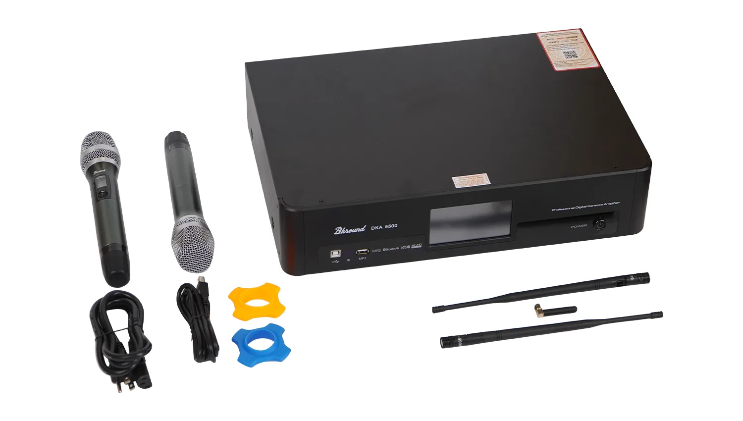 Ảnh minh họa Digital Karaoke Power Amplifier Bksound DKA 5500 (2 kênh, 250W, Kèm micro không dây) 3
