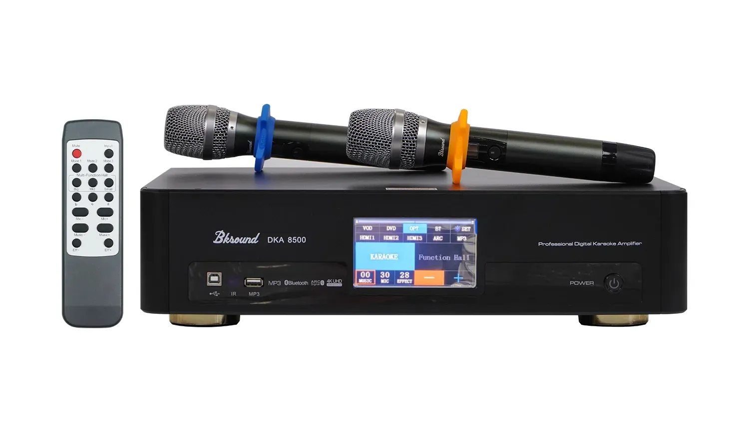 Ảnh minh họa Digital Karaoke Power Amplifier Bksound DKA 8500 (2 kênh, 750W, Kèm micro không dây) 2