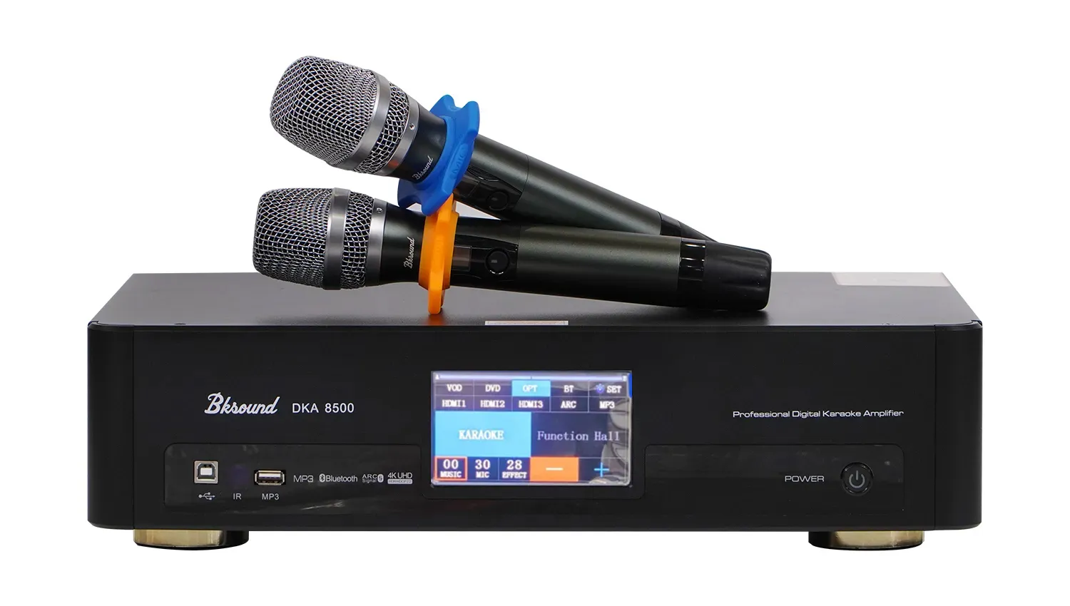 Ảnh minh họa Digital Karaoke Power Amplifier Bksound DKA 8500 (2 kênh, 750W, Kèm micro không dây) 3
