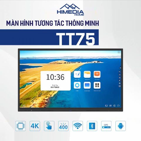 HIMEDIA HOME TT75 – Màn hình tương tác thông minh 75 inch cho hội họp