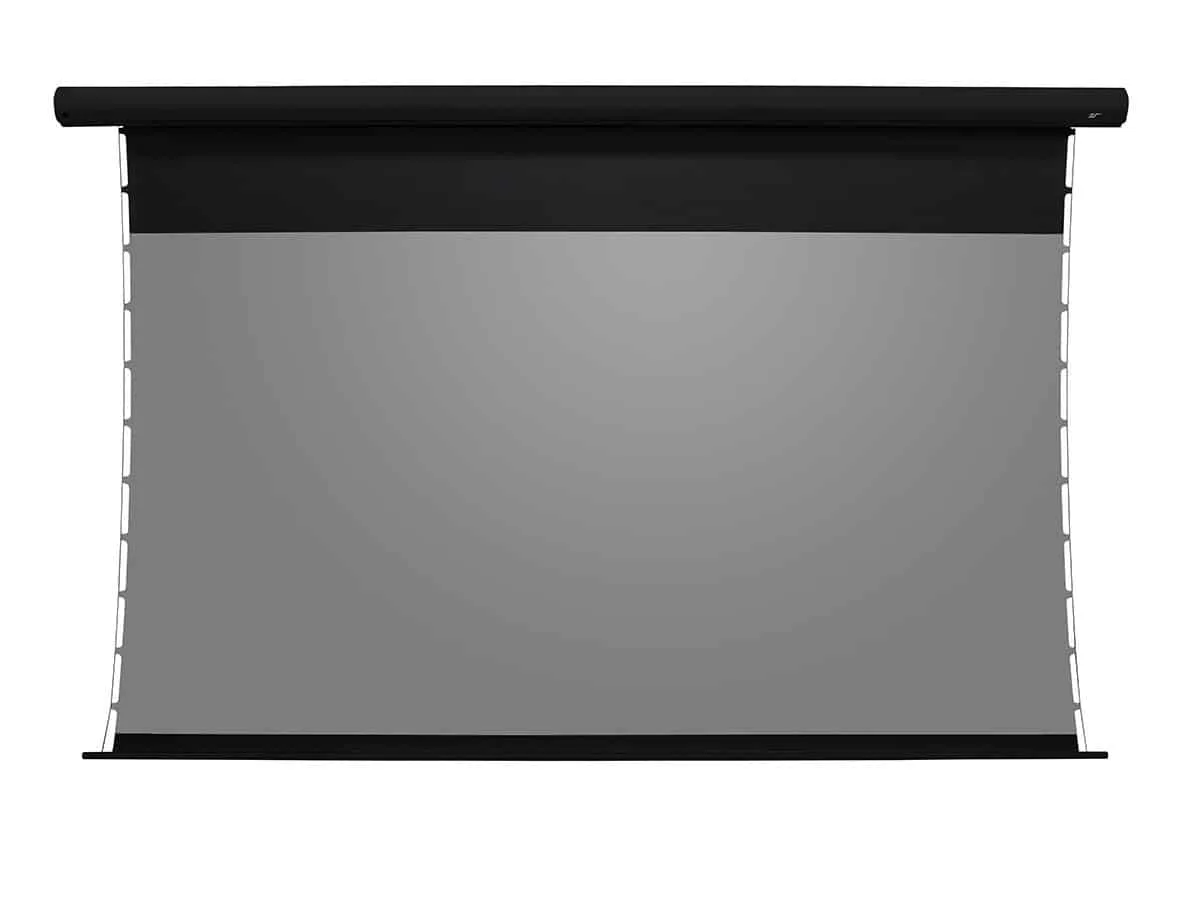Ảnh minh họa Màn chiếu Elite Screens Starling Tab-Tension CLR 101 inch STT101UH2-CLR – Màn điện căng 2 mép chống sáng cho UST 1