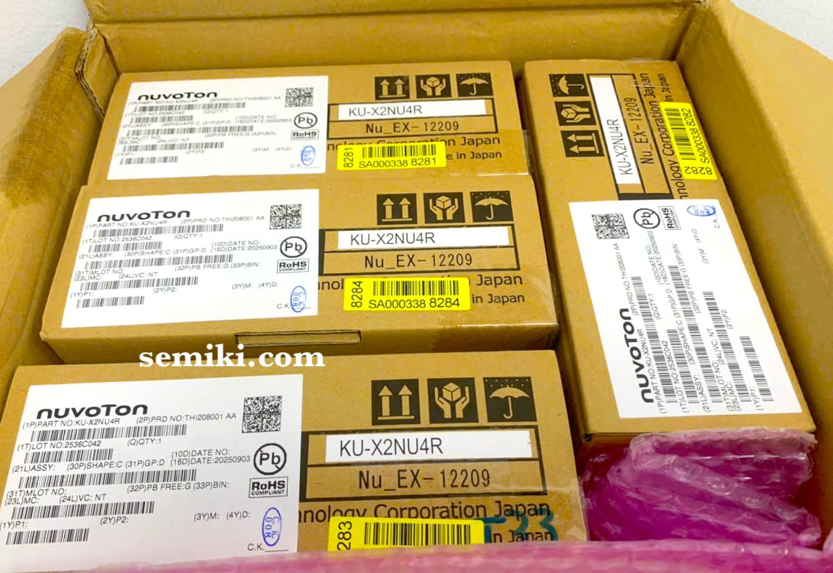 Ảnh minh họa Nuvoton Panasonic PX-PAC-X2NU4-0N5 (KU-X2NU4R) thiết bị nạp chip tiêu chuẩn 3