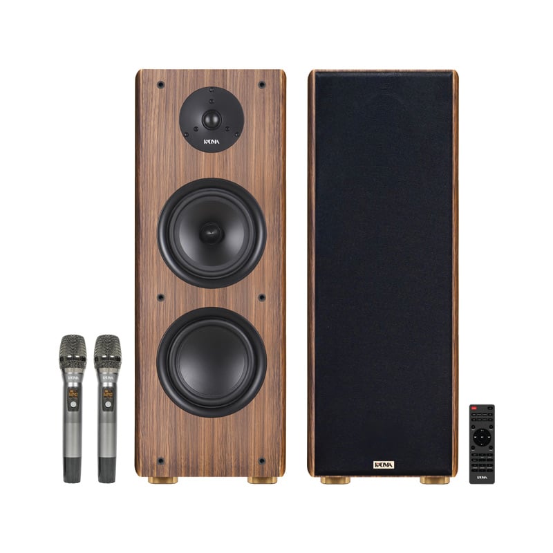 Ảnh minh họa Dàn loa Kadma BS56 (3 Đường Tiếng, Công Suất 300W, Bluetooth, Optical, HDMI, Kèm 2 mic, điều khiển) 1