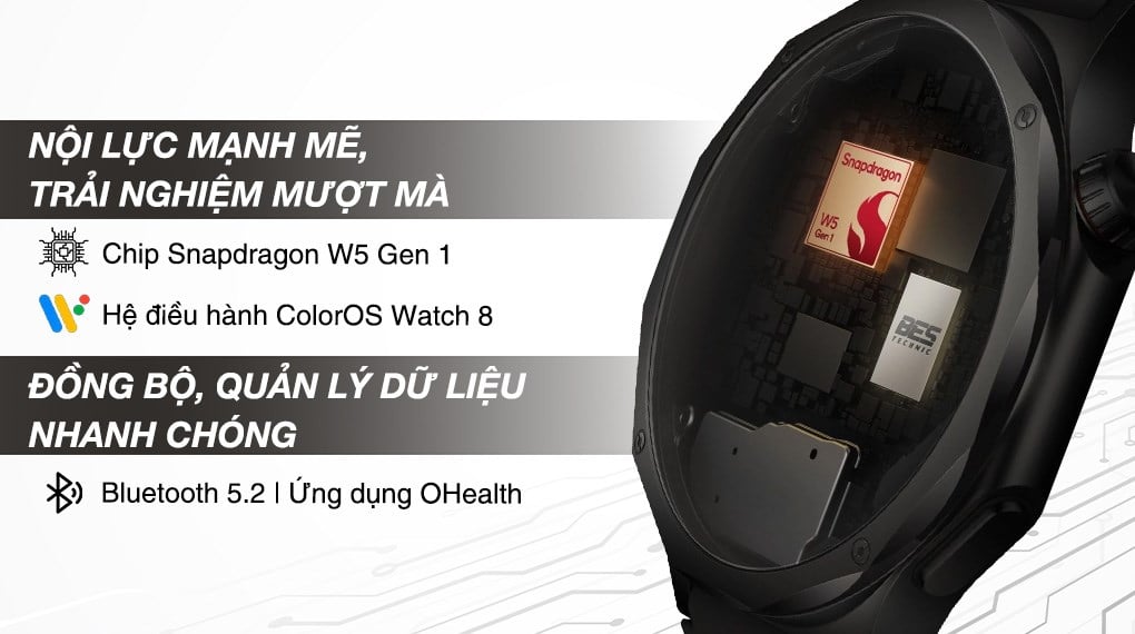 Ảnh minh họa OPPO Watch X3 47.4mm dây cao su 2