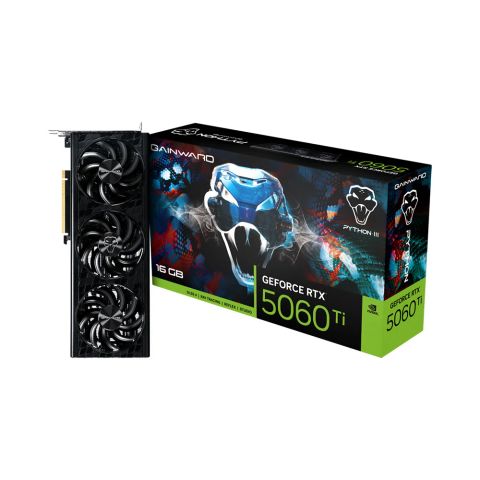 Card màn hình Gainward GeForce RTX 5060Ti PYTHON III 16GB GDDR7