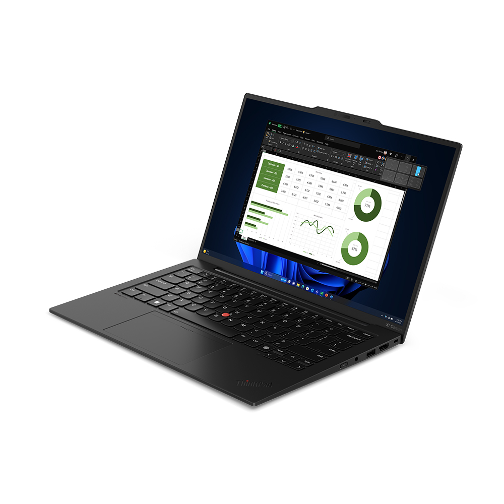 Ảnh minh họa Laptop Lenovo ThinkPad X1 Carbon Gen 12 21KC008PVN (Intel Core Ultra 7 155H | 32GB | 1TB | Intel Arc | 14 inch 2.8K OLED | Win 11 Pro | Đen) 2