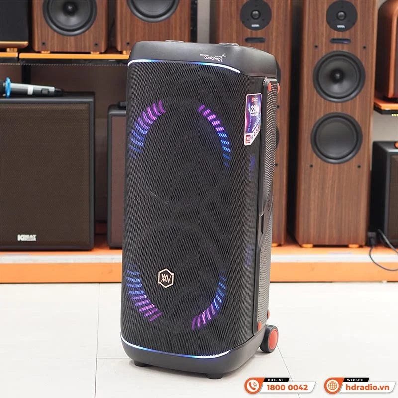 Ảnh minh họa Loa Alpha Works Genbeat 120 (LED Đẹp, Bluetooth 5.3, Công Suất 110W RMS, Guitar, USB) 2
