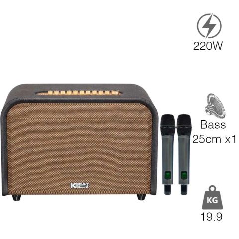Loa Acnos Acoustic 3 V26, 220W RMS, Bass 25 cm, Bluetooth 5.0, USB