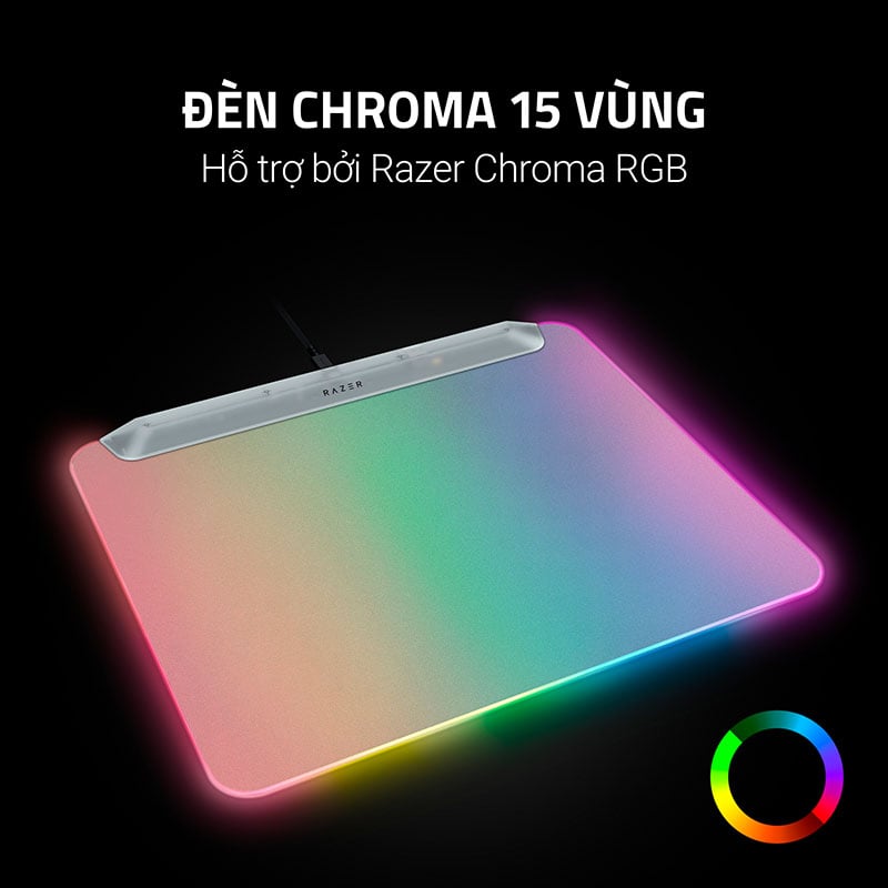 Ảnh minh họa Lót chuột Razer Firefly V2 Pro RGB Phantom White Edition RZ02-04920400-R3M1 2