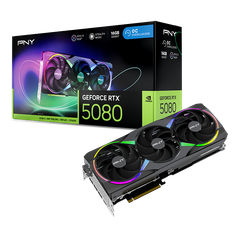  PNY GeForce RTX 5080 16GB ARGB Overclocked Triple Fan 
