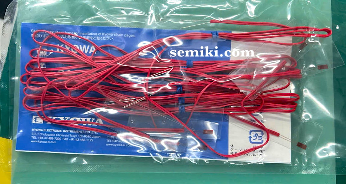 Ảnh minh họa KYOWA Strain Gauge KFGS-2-120-C1-11 L1M2R cảm biến lực ứng suất 2 trục 3