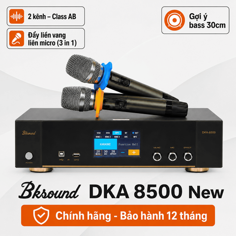 Digital Karaoke Power Amplifier Bksound DKA 8500 New 2026 (750W)