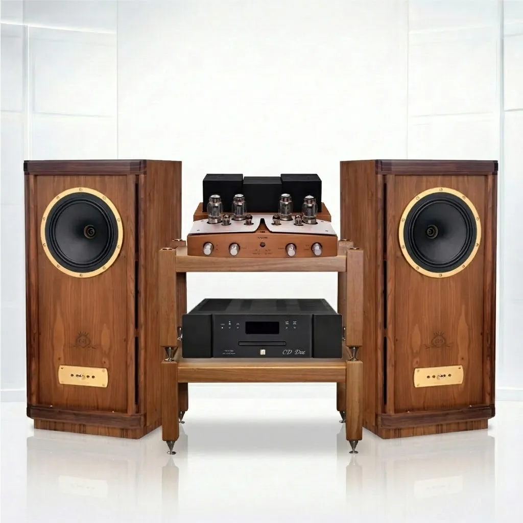 Ảnh minh họa Dàn nghe nhạc Hi-end 01 (Tannoy Stirling GR, Unison Research Sinfonia, Unison Research Unico CD Due) 2
