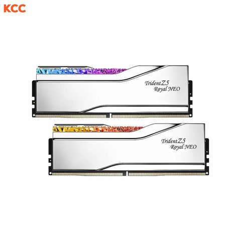 Ram Desktop Gskill Trident Z5 Royal Neo 64GB CL36 DDR5 6000Mhz Silver