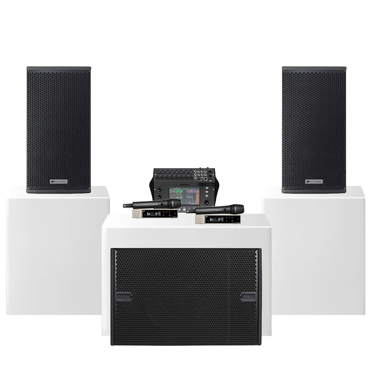 Ảnh minh họa Dàn karaoke siêu cao cấp cho gia đình - biệt thự 06 (dBTechnologies Vio X12, Allen & Heath CQ-18T,...) 2
