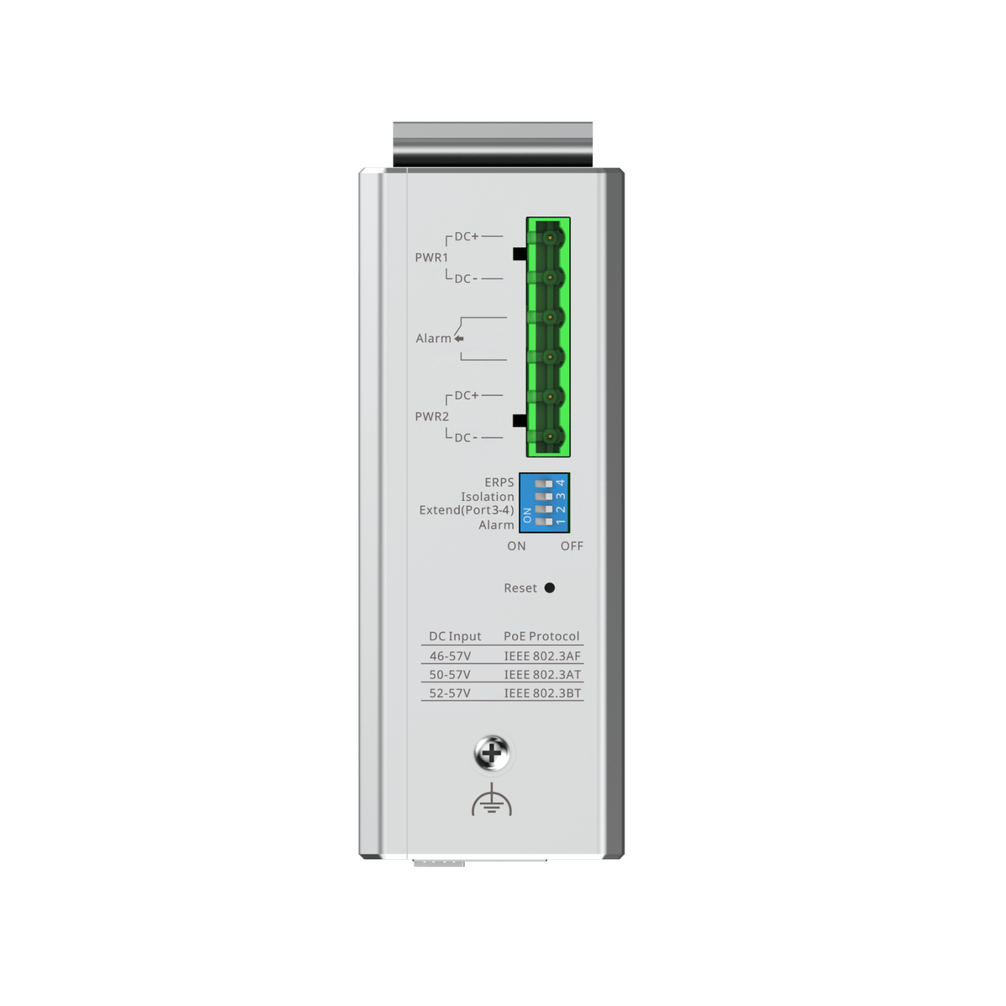 Ảnh minh họa RG-NIS2100-4GT2SFP-HP, Thiết bị chuyển mạch Công nghiệp được Quản lý trên Cloud 6 cổng 1