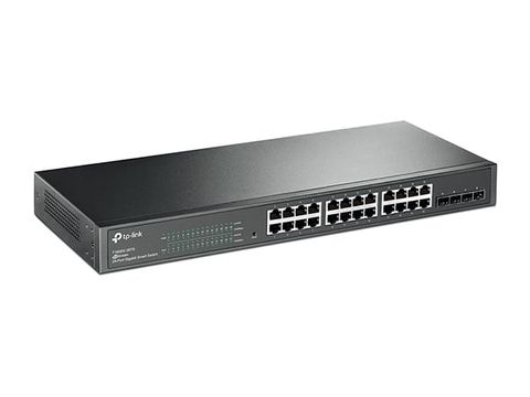 Thiết Bị Mạng Switch TP-Link Smart JetStream 24 Ports Gigatbit Với 4