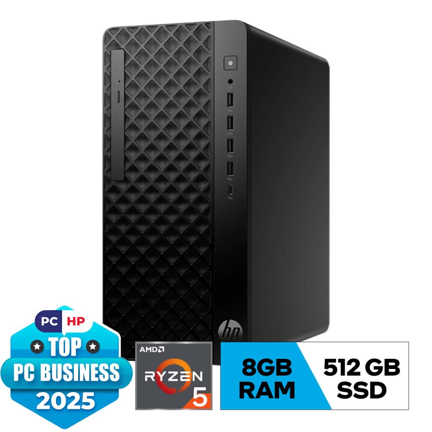PC HP Prodesk 2 Tower Gla (BD5X8PT) (R5 8500G /8GB RAM/512GB SSD/K&amp;M/Win11)