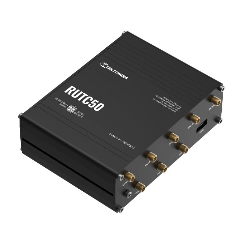Ảnh minh họa Router 4G/5G công nghiệp Teltonika RUTC50, Dual SIM 5G tốc độ 3,4Gbps, wifi 6 hỗ trợ 512 user 1
