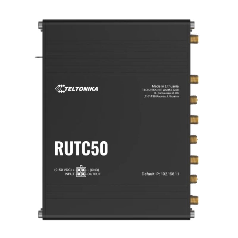 Ảnh minh họa Router 4G/5G công nghiệp Teltonika RUTC50, Dual SIM 5G tốc độ 3,4Gbps, wifi 6 hỗ trợ 512 user 2