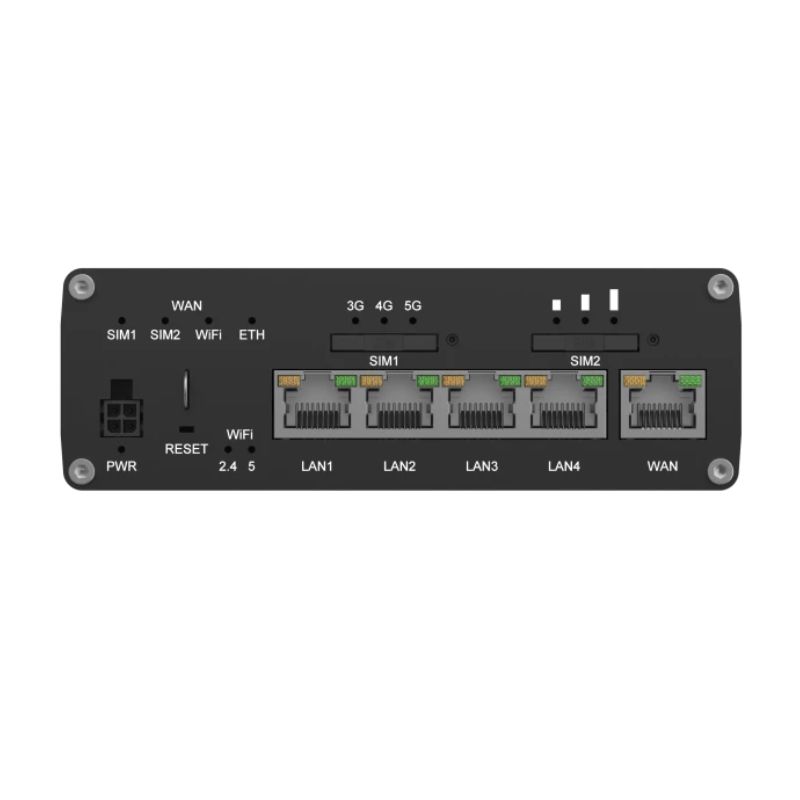Ảnh minh họa Router 4G/5G công nghiệp Teltonika RUTC50, Dual SIM 5G tốc độ 3,4Gbps, wifi 6 hỗ trợ 512 user 3